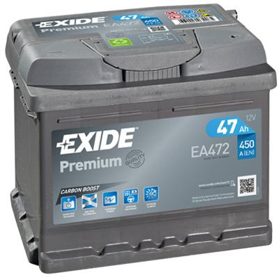 EA472 Autobaterie Exide Premium - 47Ah