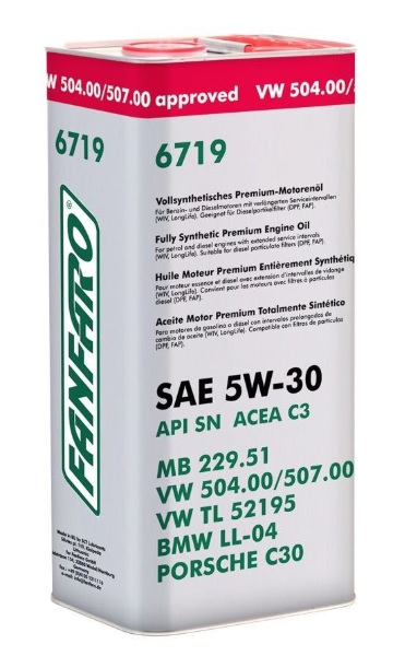 VW Audi Skoda Seat 5W-30 - 5L