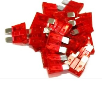 Nožová pojistka 10A, 20 kusů