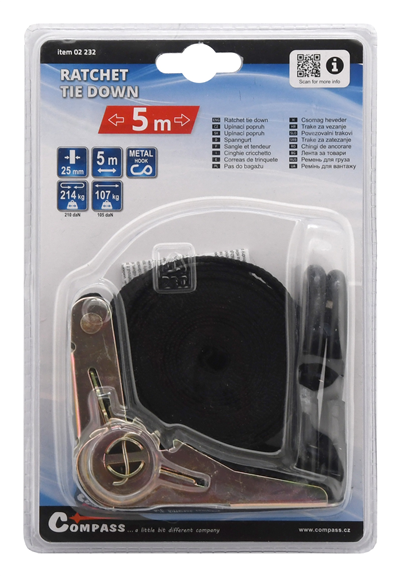 POPRUH S RÁČNOU A HÁKY 5 m