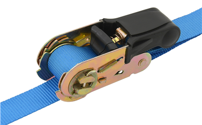 POPRUH S RÁČNOU A HÁKY 2 ks, 125 daN, 24 mm x 4,5 m, TÜV