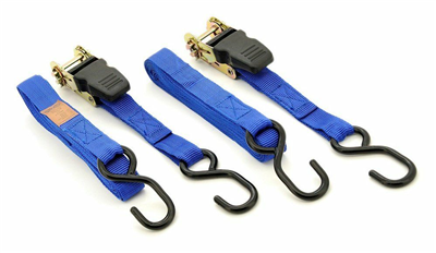 POPRUH S RÁČNOU A HÁKY 2 ks, 125 daN, 24 mm x 4,5 m, TÜV