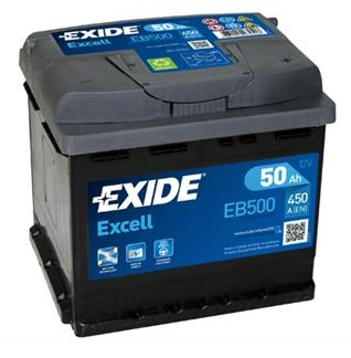 EB500 Autobaterie Exide Excell - 50Ah