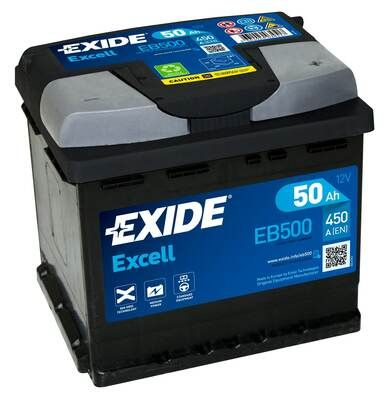 EB500 Autobaterie Exide Excell - 50Ah