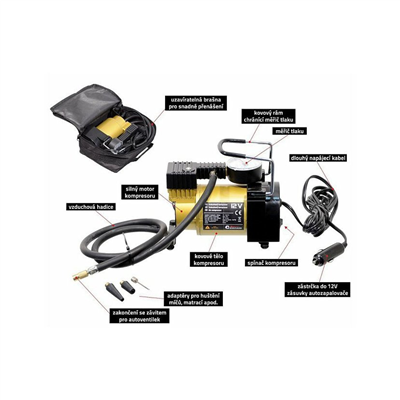 KOMPRESOR 12 V, TORNADO