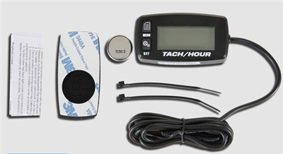 Měřič motohodin a otáček s podsvícením a výměnnou baterii