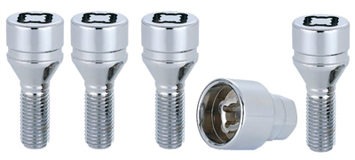 Sada šroubů pro disky M12x1,5 kužel 60 stupňů, délka závitu 27 mm, klíč 17 / 19