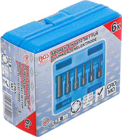 Hlavice nástrčné pro demontáž elektrody žhavící svíčky 2,6 - 8,25 mm - BGS 5290