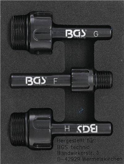 Adaptéry pro plničku oleje pro DSG, CVT, 722.9 - VW, Audi, Mercedes - BGS 9990