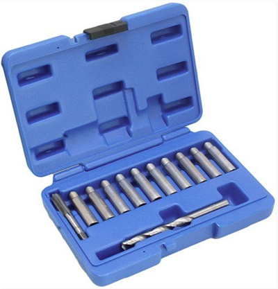 Sada na opravu vodítek brzdových třmenů, 12 kusů