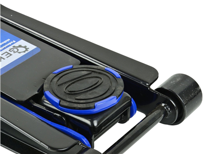 Pojízdný hydraulický zvedák 3t, nízkoprofilový, 75 - 500 mm, s dvojitou pumpou