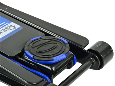 Pojízdný hydraulický zvedák 3t, nízkoprofilový, 75 - 500 mm, s dvojitou pumpou