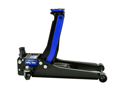 Pojízdný hydraulický zvedák 3t, nízkoprofilový, 75 - 500 mm, s dvojitou pumpou