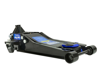 Pojízdný hydraulický zvedák 3t, nízkoprofilový, 75 - 500 mm, s dvojitou pumpou