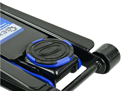 Pojízdný hydraulický zvedák 3t, nízkoprofilový, 75 - 500 mm, s dvojitou pumpou