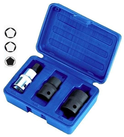 Sada 5hranných nástrčných klíčů na brzdové třmeny QS70401