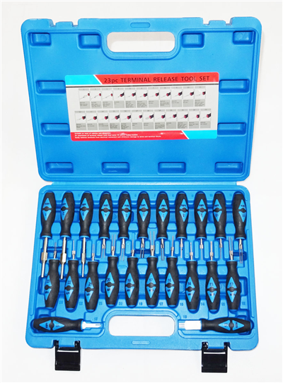 Vypichováky konektorů, pro VAG, BMW, Mercedes a mnohé další, sada 23 kusů