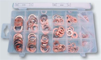 Měděná podložka, sada 150ks GEKO