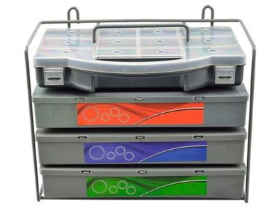 O-kroužky HNBR, SAE a metrické, sada 900 kusů v krabičkách, s pořadačem