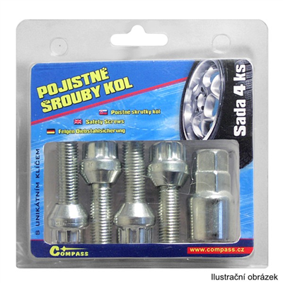 01353 Poj. šrouby kol M14x1,50x26mm kulové sedlo (D)