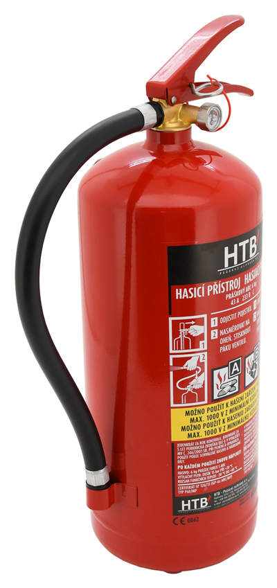 01535 Hasicí přístroj práškový 6 kg ABC (43A)