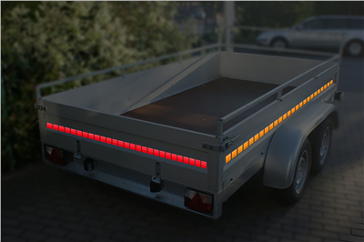 01546 Samolepící páska reflexní dělená 1m x 5cm červená