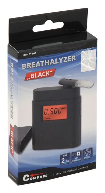 01902 Alkohol tester BLACK, digitální