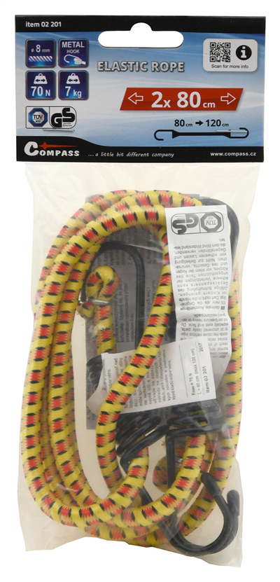 02201 Upínač pružný 2x80cm TÜV/GS