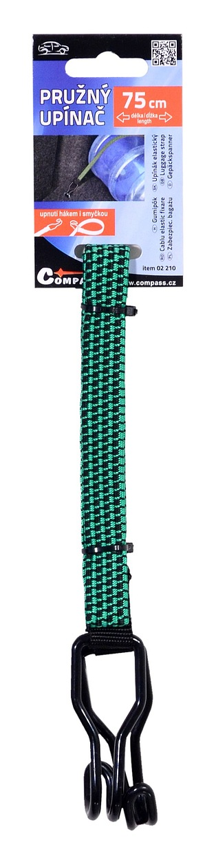 02210 Pružný upínač 75cm FLAT 1ks