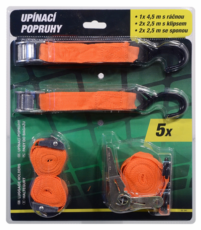 02241 Popruhy sada 5 dílů GREEN