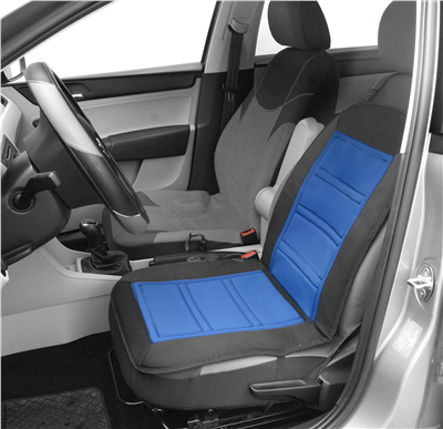 04118 Potah sedadla vyhřívaný s termostatem 12V LADDER modrý