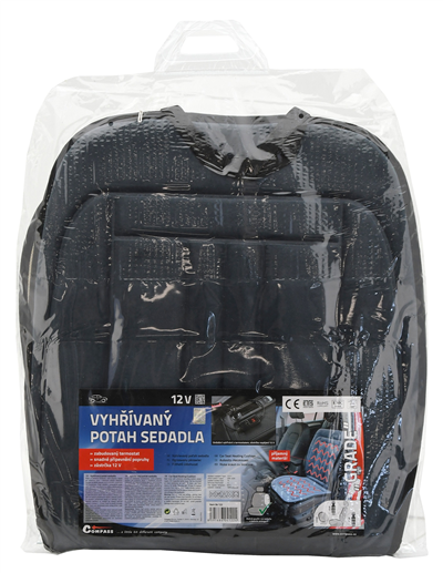 04122 Potah sedadla vyhřívaný s termostatem 12V GRADE