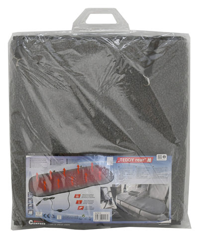 04123 Potah sedadla vyhřívaný s termostatem 12V TEDDY zadní