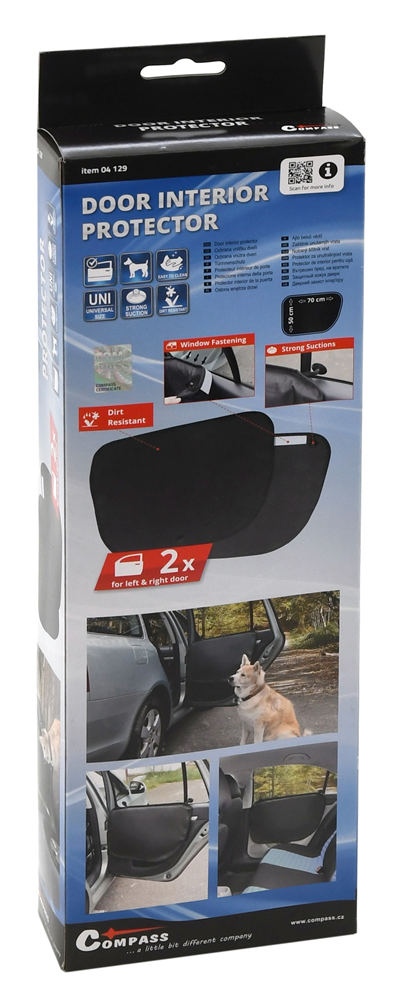 04129 Ochrana dveří před poškrábáním psem 2ks