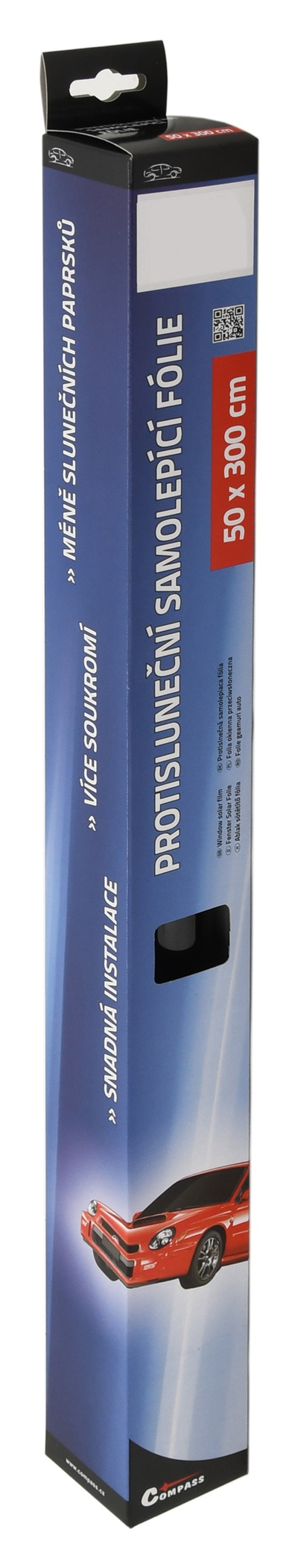 06165 Folie protisluneční 75x300cm light black 40%