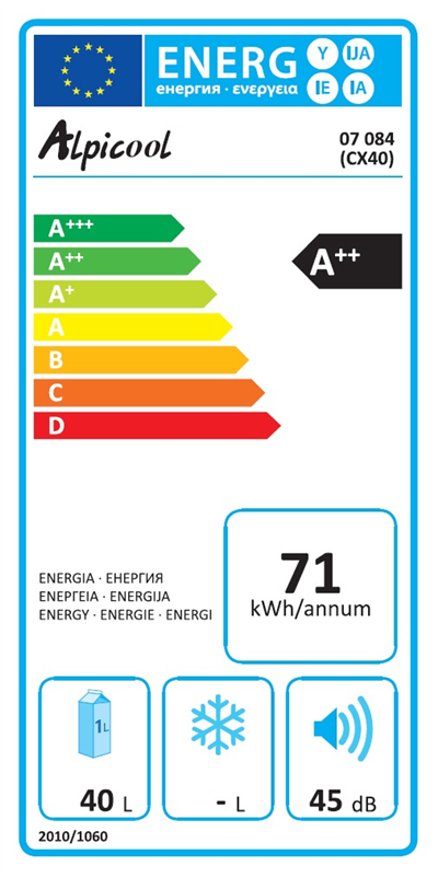 07084 Chladící box FREEZE kompresor 40l 230/24/12V -20°C