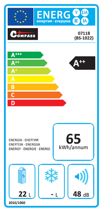 07118 Chladící box 22l 230V/12V ECO A++