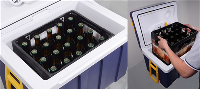 07126 Chladící box 50l 230V/12V pojízdný