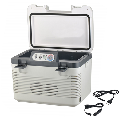 07130 Chladící box 19l + display 230V/24V/12V DOUBLE