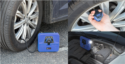 07205 Kompresor 12V BOX digitální 3in1