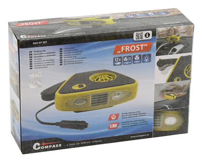 07207 Ventilátor s ohřevem FROST 3in1 12V