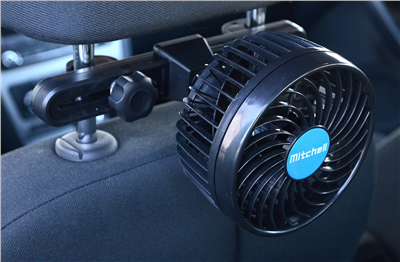 07214 Ventilátor MITCHELL 12V na opěrku hlavy