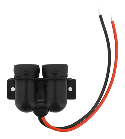 07394 Zásuvka 12/24V s krytem dvojitá