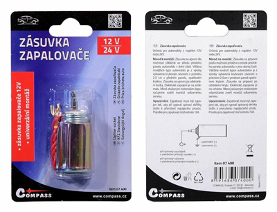 07400 Zásuvka zapalovače 12/24V