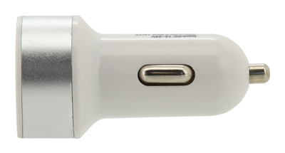 07406 Zástrčka 2xUSB 12-24V 5V/2100mA