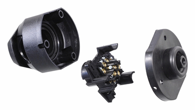 07445 Zásuvka tažného zařízení 13 pólů s těsněním