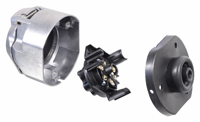 07451 Zásuvka tažného zařízení 7 pólů ALU s těsněním