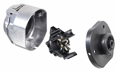 07451 Zásuvka tažného zařízení 7 pólů ALU s těsněním