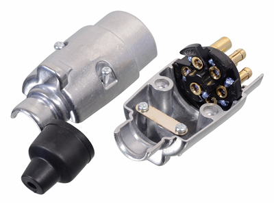 07452 Zástrčka tažného zařízení 7 pólů ALU