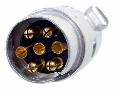 07452 Zástrčka tažného zařízení 7 pólů ALU